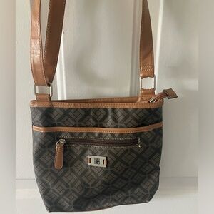 Brown cross body handbag Rosetti
